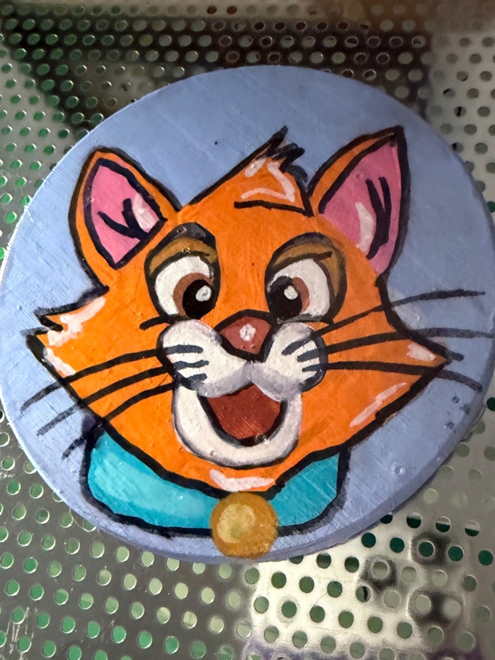 Hand painted Disney coaster Oliver
